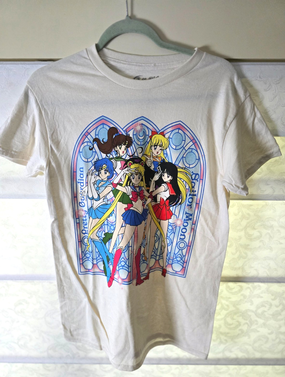 Sailor Moon Pretty Guardian Women’s Small Anime Graphic T-Shirt Hybrid NWOT NEW